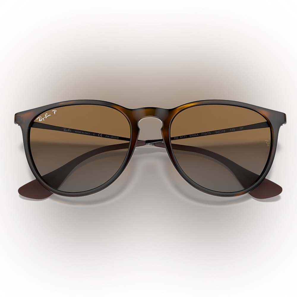 Ray-Ban Brown Tortious Shell Erika Sunglasses NWOT